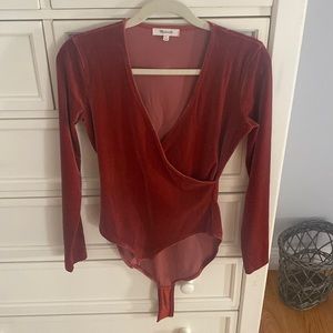 Velvet bodysuit